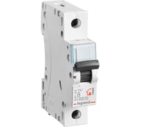 Автоматический выключатель Legrand TX³ 6000 6 кА тип характеристики B 1П 230/400 В~ 50 А 1 модуль 403977