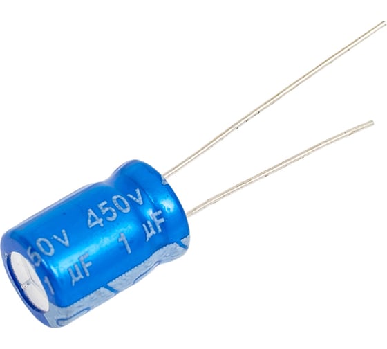 Конденсатор электролитический JB Capacitors, 1мкФ, 450В, 105C, 8x11.5 / P:3.5 мм, JRB2W010M03500800115000B-295