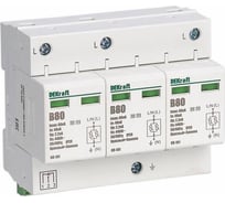 Ограничитель перенапряжения Dekraft ОП101-1P+N-080-B-440 18020DEK