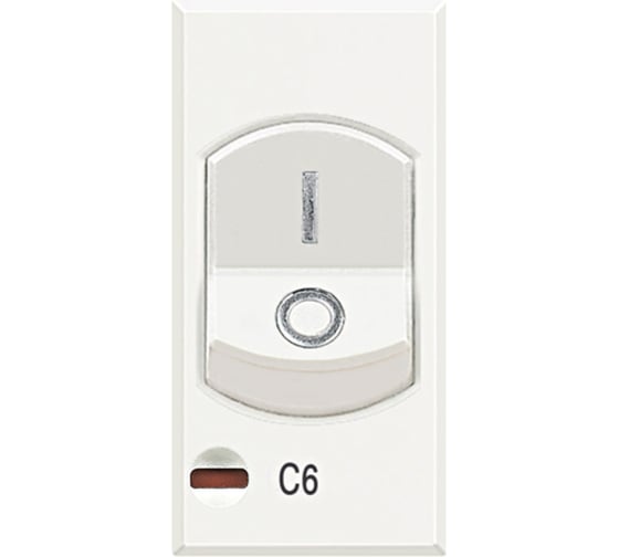 Выключатель автоматический Legrand Axolute термомагнитный 6А белый HD4301A6 1