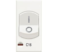 Выключатель автоматический Legrand Axolute термомагнитный 16А белый HD4301A16