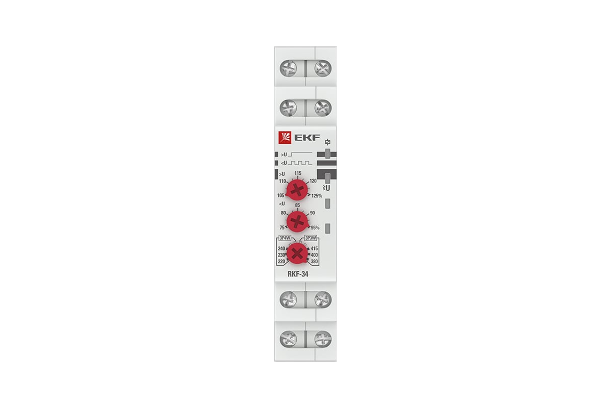 Реле времени rt 10 12 240 Реле контроля фаз EKF RKF-34 PROxima rkf-34 - выгодная цена, отзывы, характерист