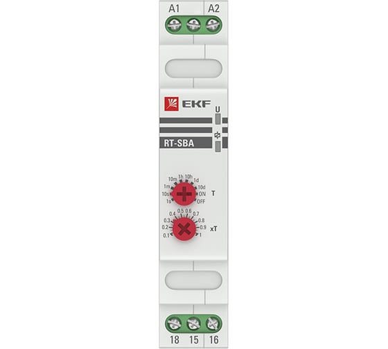 Реле времени EKF RT-SBA, 12-240В, PROxima rt-sba-12-240
