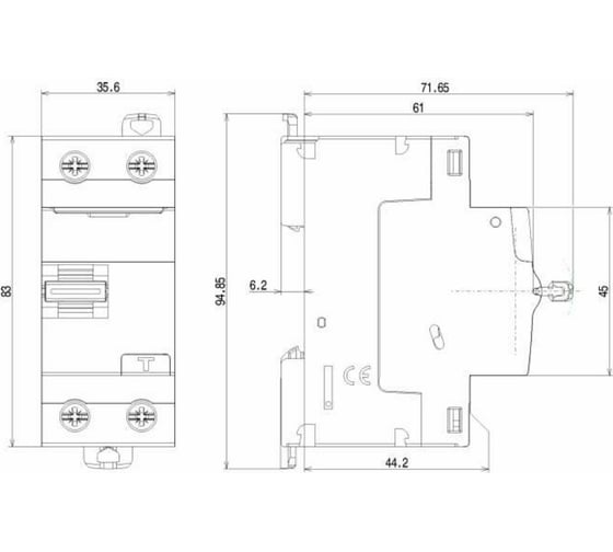 Выключатель дифференциального тока селективный Legrand DX³ID 2П 230 В~ 63 А тип AC 300 мА 2 модуля 411543