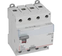 Выключатель дифференциального тока Legrand DX³ID 4П 400 В~ 25 А тип AC 500 мА 4 модуля 411732
