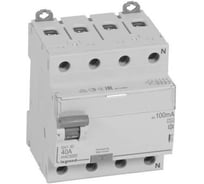 Выключатель дифференциального тока Legrand DX³ID 4П 400 В~ 40 А тип A 100 мА 4 модуля 411770
