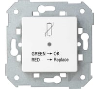 Ограничитель перенапряжений Simon с высокой защитой и световым индикатором, белый 75420-30