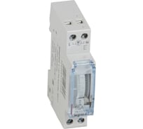 Недельный таймер аналоговый Legrand вертикальная шкала 230 В~ 1 НО 16 А 250 В~ запас хода 100 ч 412794