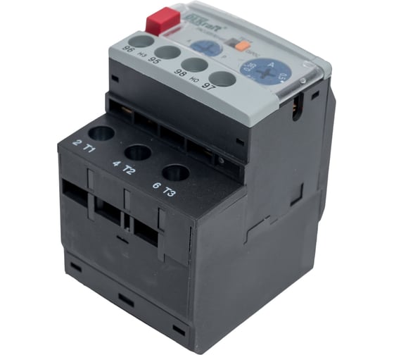 Тепловое реле перегрузки Dekraft РТ03-09-18-0.35A-0.50A 23104DEK
