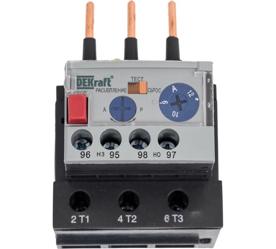 Тепловое реле перегрузки Dekraft РТ03-25-32-9.00A-12.0A 23119DEK 1