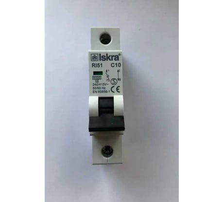 Автомат модульный iskra RI51-C10 УТ-00019727