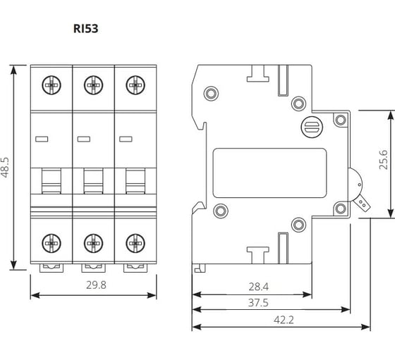 Автоматический выключатель Iskra RI53-C20 УТ-00019735
