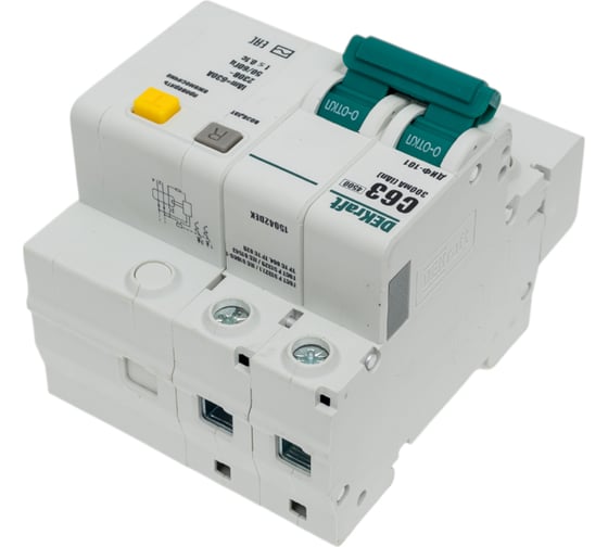 Дифференциальный автомат Dekraft ДИФ101-2P-063A-300-C 15042DEK
