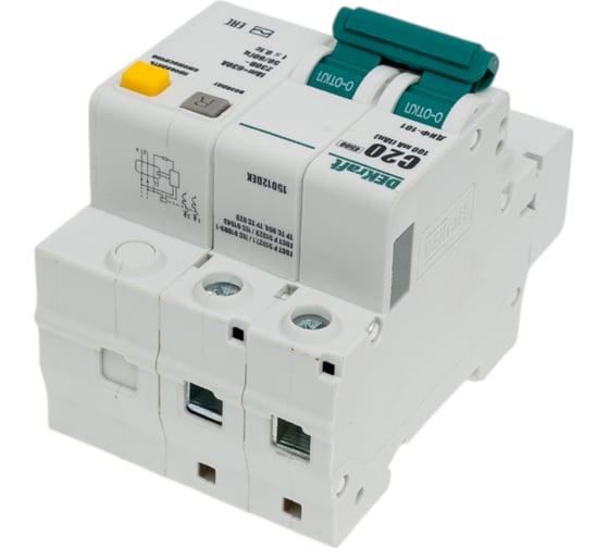 Дифференциальный автомат Dekraft ДИФ101-2Р-020А-100-C 15012DEK