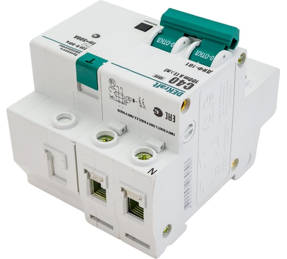 Дифференциальный автомат Dekraft ДИФ101-2Р-040А-100-C 15015DEK
