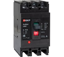 Автоматический выключатель EKF ProPact LS63 15кА, 3P, 10А mccb-63-15-3-10-ls
