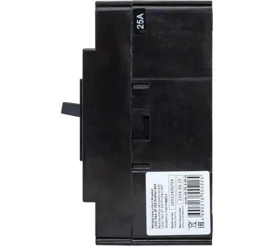 Автоматический выключатель EKF ProPact LS63 15кА, 3P, 25А mccb-63-15-3-25-ls