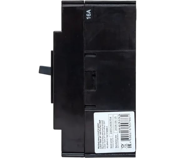 Автоматический выключатель EKF ProPact LS63 15кА, 3P, 16А mccb-63-15-3-16-ls