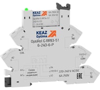Релейный модуль КЭАЗ OptiRel G RM38-61-220-240U-6-P-CO 280996