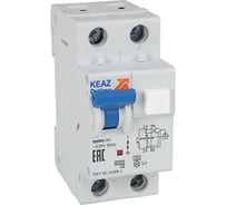 Автоматический выключатель дифференциального тока с защитой от сверхтоков КЭАЗ OptiDin D63-22C20-A-У3 6кА 2P, C20, 30mA 333143