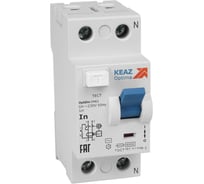 Выключатель дифференциального тока без защиты от сверхтоков КЭАЗ OptiDin DM63-2425-A-УХЛ4 2P, 25, 300mA 254268