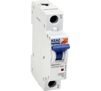 Выключатель автоматический модульный КЭАЗ OptiDin BM63-1B2-10-УХЛ3 262509