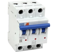 Выключатель автоматический модульный КЭАЗ OptiDin BM63-3B10-ОМ4-РЕГ 233874