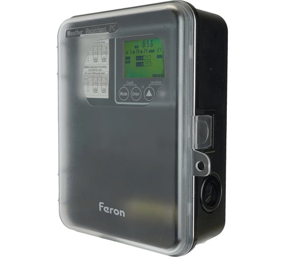 Таймер (реле времени) FERON TM101 13800W двухзонный, 51479
