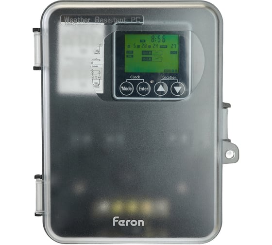 Таймер (реле времени) FERON TM101 13800W двухзонный, 51479