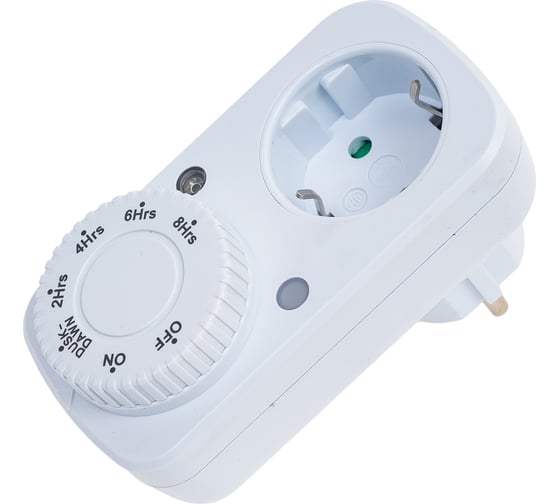 Розетка с таймером FERON (с датчиком освещенности) 3600W/16A 230V, TM28 51435