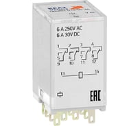 Реле промежуточное КЭАЗ OptiRel G RP55-34-110D-6-CO 30 шт 281133