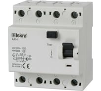 УЗО iskra устройство защитного отключения AFI4-40/0.03 УТ-00019663