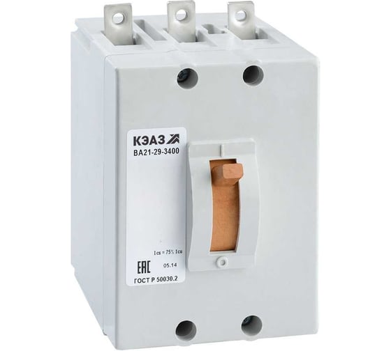 Выключатель автоматический КЭАЗ ВА21-29-340010-50А-12Iн-400AC-У3- 101775 1