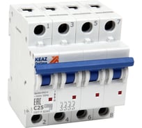 Выключатель автоматический КЭАЗ OptiDin BM63-4NC63-10-УХЛ3 260221