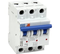 Выключатель автоматический КЭАЗ OptiDin BM63-3K1-10-УХЛ3 260211