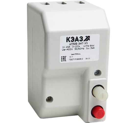 Выключатель автоматический КЭАЗ АП50Б-2МТ-4А-3,5Iн-400AC/220DC-2П-У3- 107014 1