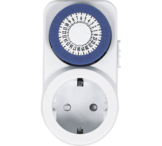 Розетка с таймером RUCELF TM-30-24S 30мин 24ч 16А КА-00009530