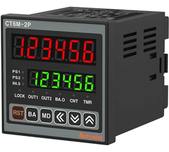 Счётчик-таймер Autonics CT6M-2P4, 100-240В~, артикул A1000000073R 1