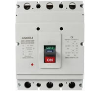 Автоматический выключатель ANDELI AM1-800M/3P 630A 75KA артикул ADL06-065