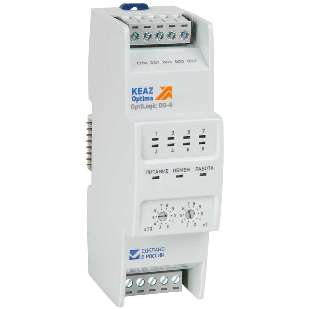 Модуль дискретного вывода КЭАЗ OptiLogic L-DO-8 288019 - выгодная цена ...