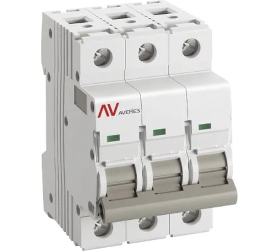 Выключатель автоматический EKF AV-6 3P 32A (Z) 6kA AVERES mcb6-3-32Z-av