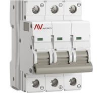 Выключатель автоматический EKF AV-6 DC 3P 1A (K) 6kA AVERES mcb6-DC-3-01K-av