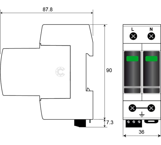 УЗИП Citel тип 1+2+3 DAC1-13VGS-20-275 821730222