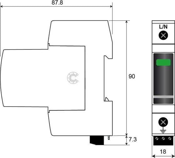 УЗИП Citel тип 1+2+3 DAC1-13VGS-10-275 821730221