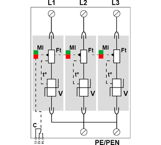 УЗИП Citel тип 1+2 DAC1-13S-30-440 821710423