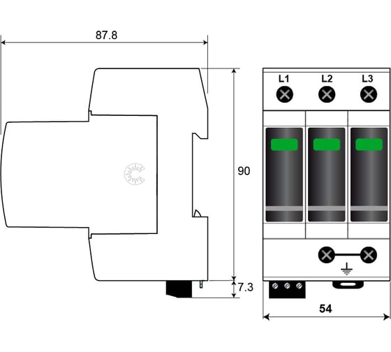 УЗИП Citel тип 1+2 DAC1-13S-30-150 821710123