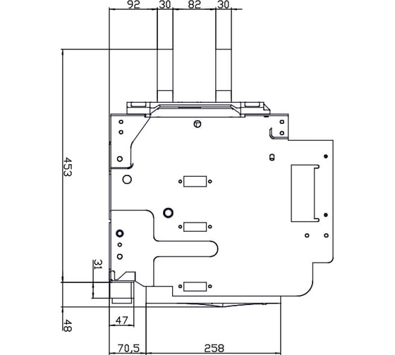 Выключатель автоматический КЭАЗ OptiMat A-6300-S6-3P-120-D-MR5.0-B-C2200-M2-P01-S1-03 275023