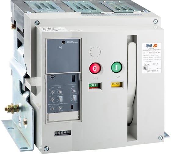 Выключатель автоматический КЭАЗ OptiMat A-2000-S2-3P-85-F-MR7.0-B-C2200-M0-P00-S1-03 277066 1