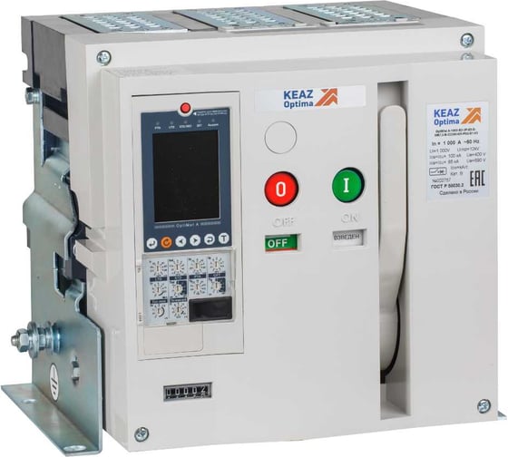 Выключатель автоматический КЭАЗ OptiMat A-630-S2-3P-65-F-MR8.1-B-C2200-M2-P04-S1-06 347271 1