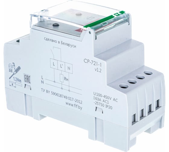Реле напряжения F&F CP-721-1 EA04.009.013